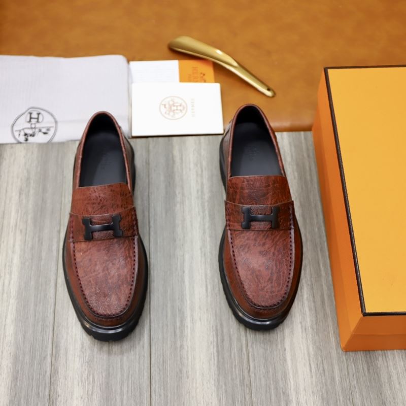 H**mes leather shoes